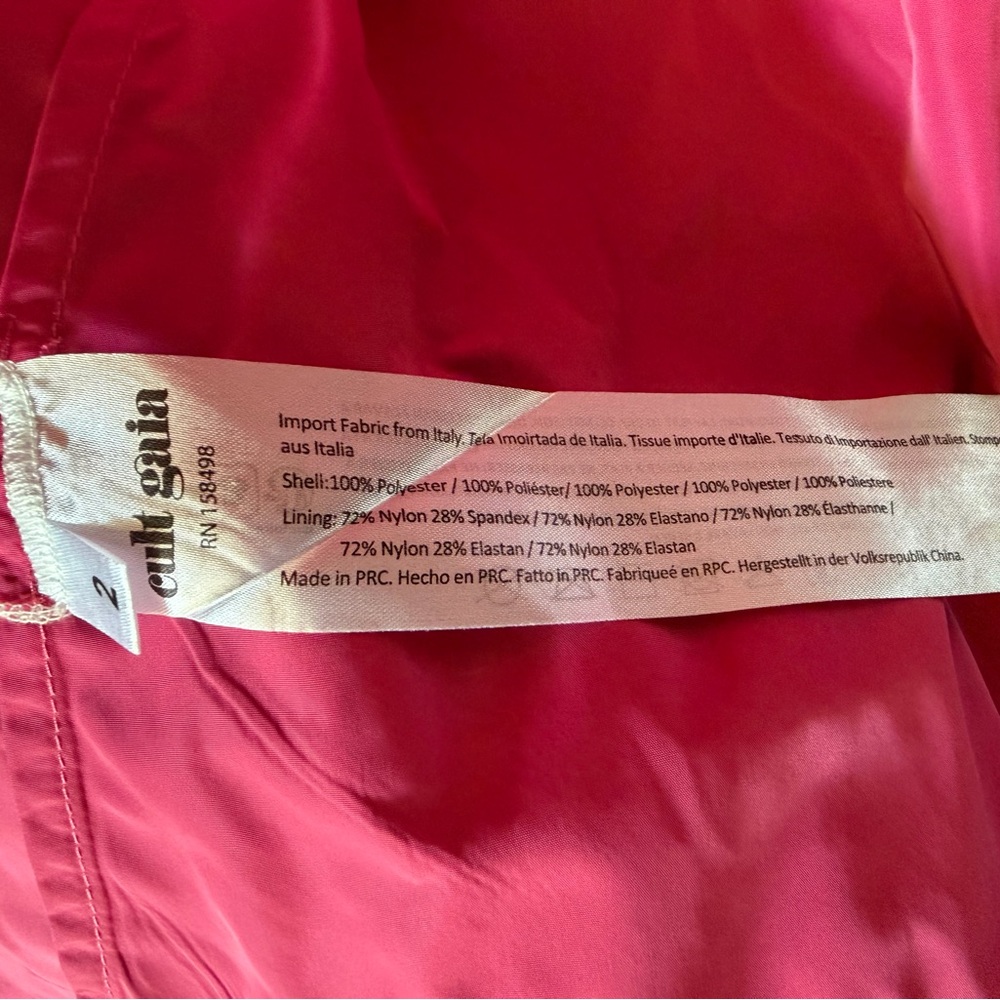 Cult Gaia Aviva Gown Sunkiss Pink Size 2 Runway - Picture 7 of 10